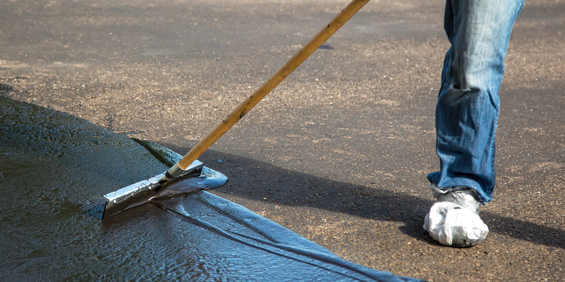 Applying seal coating