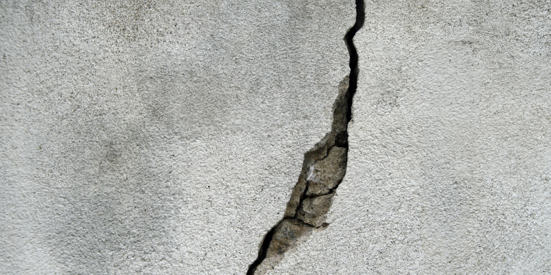 Damage in concrete