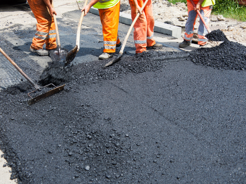 Laying Asphalt